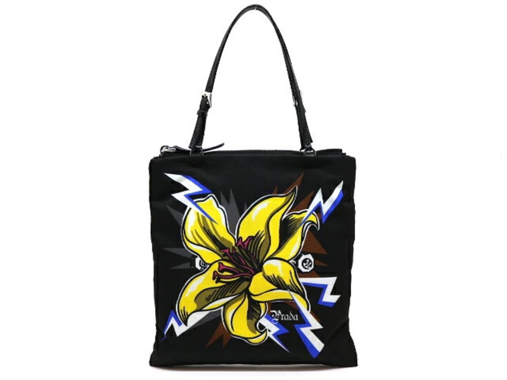 Prada Bag Handbag Shoulder Universal Studios Collaboration Black